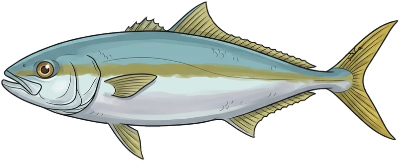 Yellowtail kingfish (Seriola lalandi) — illustration